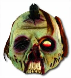 Peghead Zombie Halbmaske
