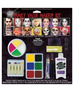 21-teiliges Fasching & Halloween Make-up Set
