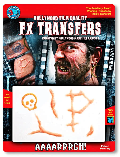 3D Tattoo Piraten Narben 1 3D Tattoo Piraten Narben