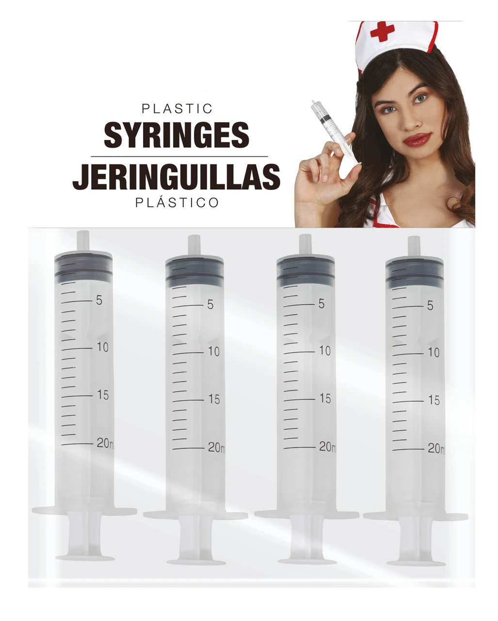 4 Spritzen-Kanülen Als Kostümzubehör 2 4 Spritzen-Kanülen Als Kostümzubehör – Bild 2