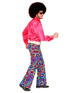 70er Jahre Hose Bubbles Blau -Spooky Fun Günstiges Geschäft 70er jahre herrenhose bubbles blau 70ies groovy pantst bubbles blue kostuemzubehoer 38514 03