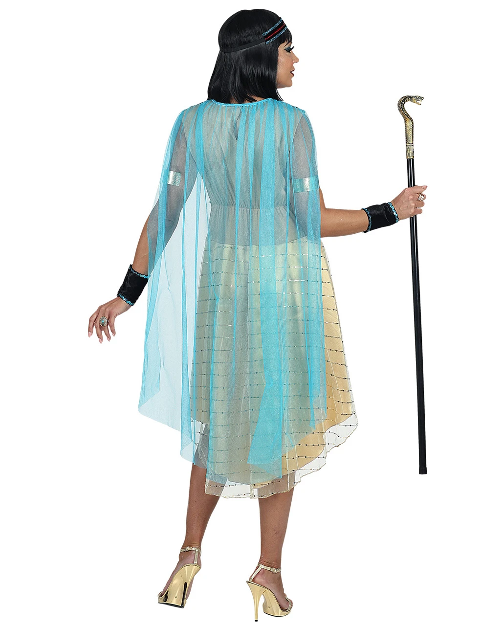 Ägyptische Herrscherin Kostüm 2 Ägyptische Herrscherin Kostüm – Bild 2