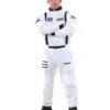Astronauten Overall Kostüm Plus Size Weiß