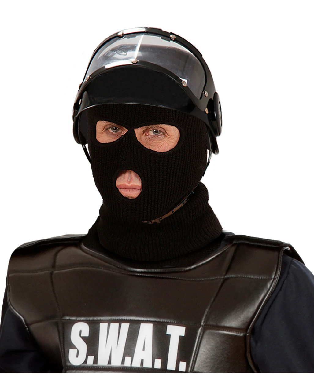 Schwarze Balaclava Maske Als Sturmhaube 2 Schwarze Balaclava Maske Als Sturmhaube – Bild 2