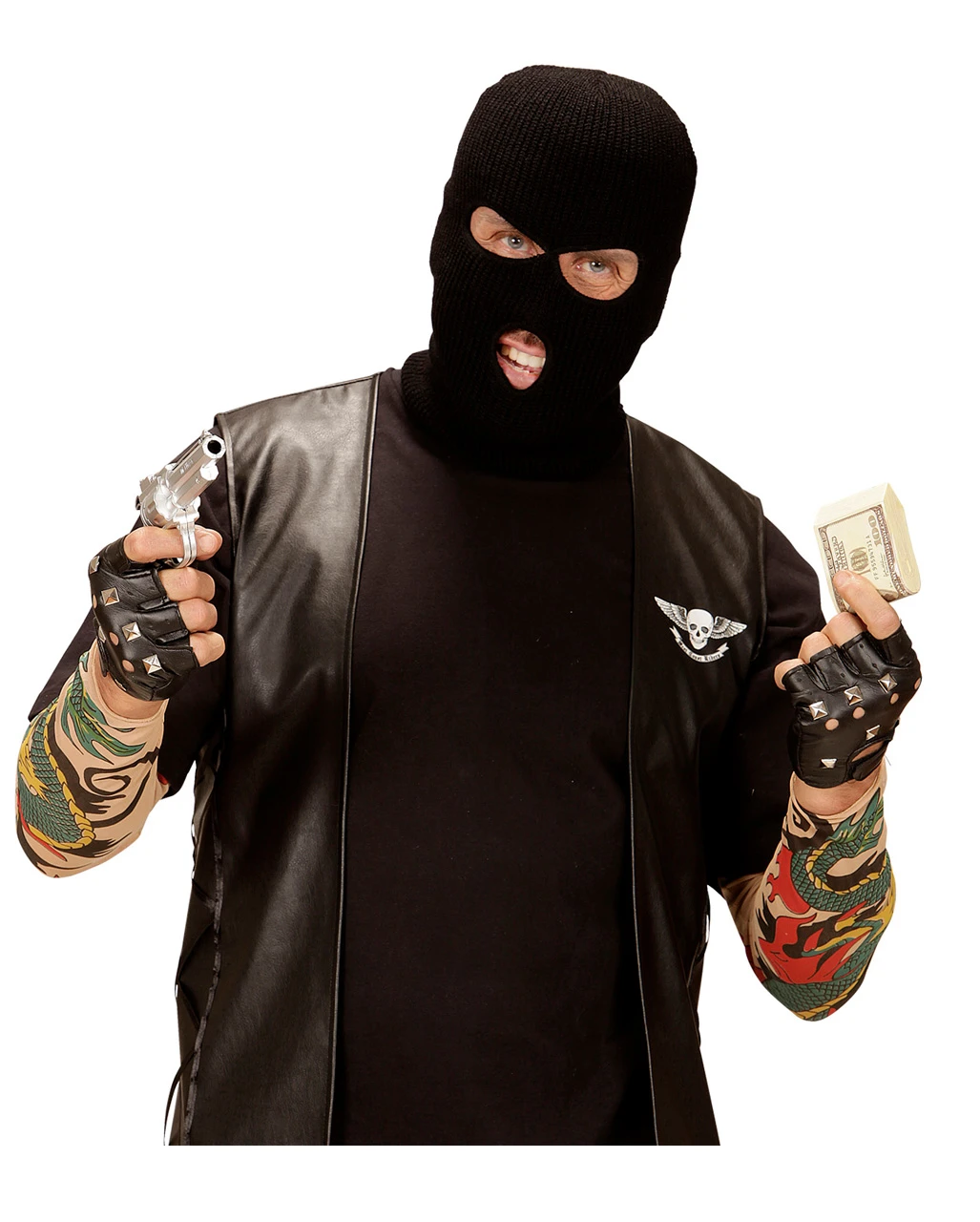 Schwarze Balaclava Maske Als Sturmhaube 3 Schwarze Balaclava Maske Als Sturmhaube – Bild 3