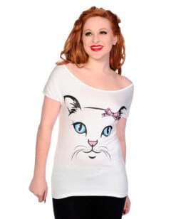 Damenshirt Katze