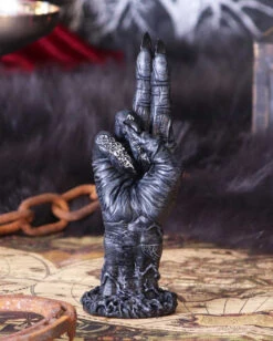 Baphomet's Prophecy Hand 19cm -Spooky Fun Günstiges Geschäft baphomets prophecy hand figur baphomets prophecy hand figurine gothic deko 54556 07