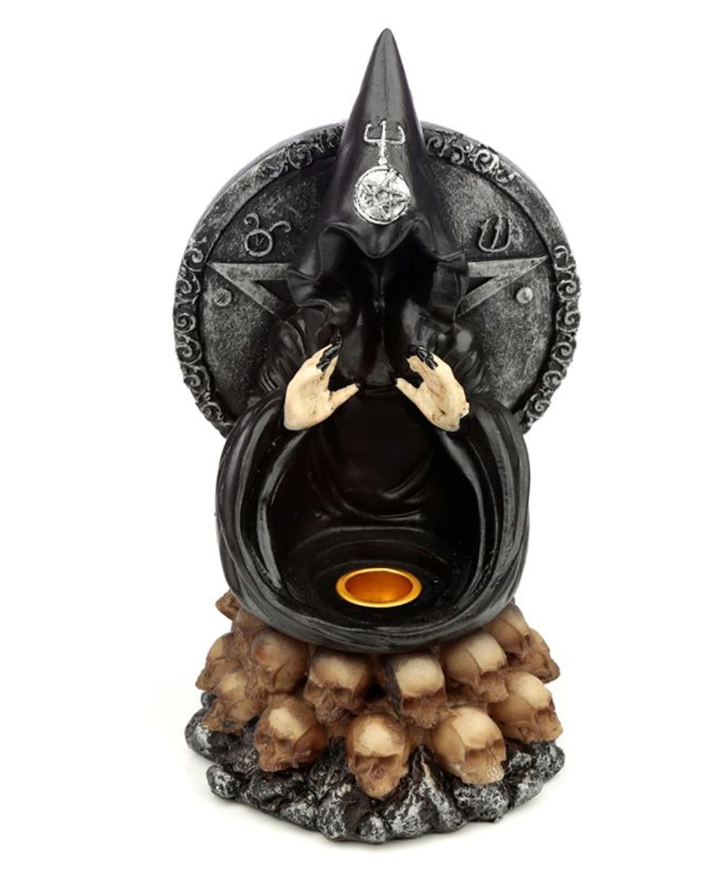 Black Magic Backflow Räucherkegelhalter 19,5cm 1 Black Magic Backflow Räucherkegelhalter 19,5cm