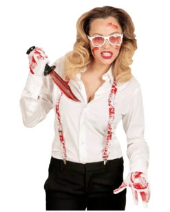 Blutige Handschuhe -Spooky Fun Günstiges Geschäft blutige handschuhe halloween kostuem zubehoer halloween bloody gloves accessories 51884 3