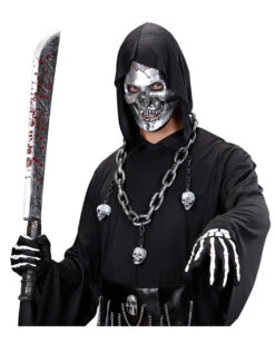 Blutige Machete -Spooky Fun Günstiges Geschäft blutige machete spielzeugwaffe blutiges messer kostuemzubehoer bloddy machete toy weapon 14575 003