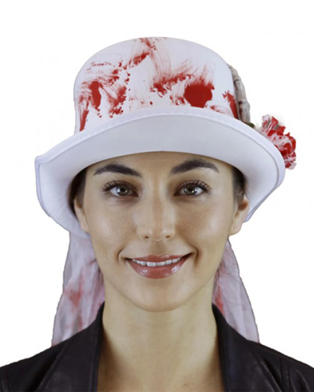 Blutiger Zylinder Mit Knochenhand & Schleier 1 Blutiger Zylinder Mit Knochenhand & Schleier