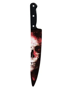Blutiges Totenkopf Chef Messer