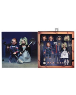 Bride Of Chucky Ultimate Chucky & Tiffany 10cm -Spooky Fun Günstiges Geschäft bride of chucky ultimate chucky and tiffany action figur chucky die moerderpuppe sammler figur 53137 5