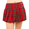 Buckle Mini Tartan Rot