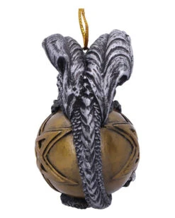 Drache Mit Pentagramm Weihnachtskugel 9cm -Spooky Fun Günstiges Geschäft caspar drachen weihnachtskugel caspar drachen christbaumkugel caspar dragon ornament 50983 04