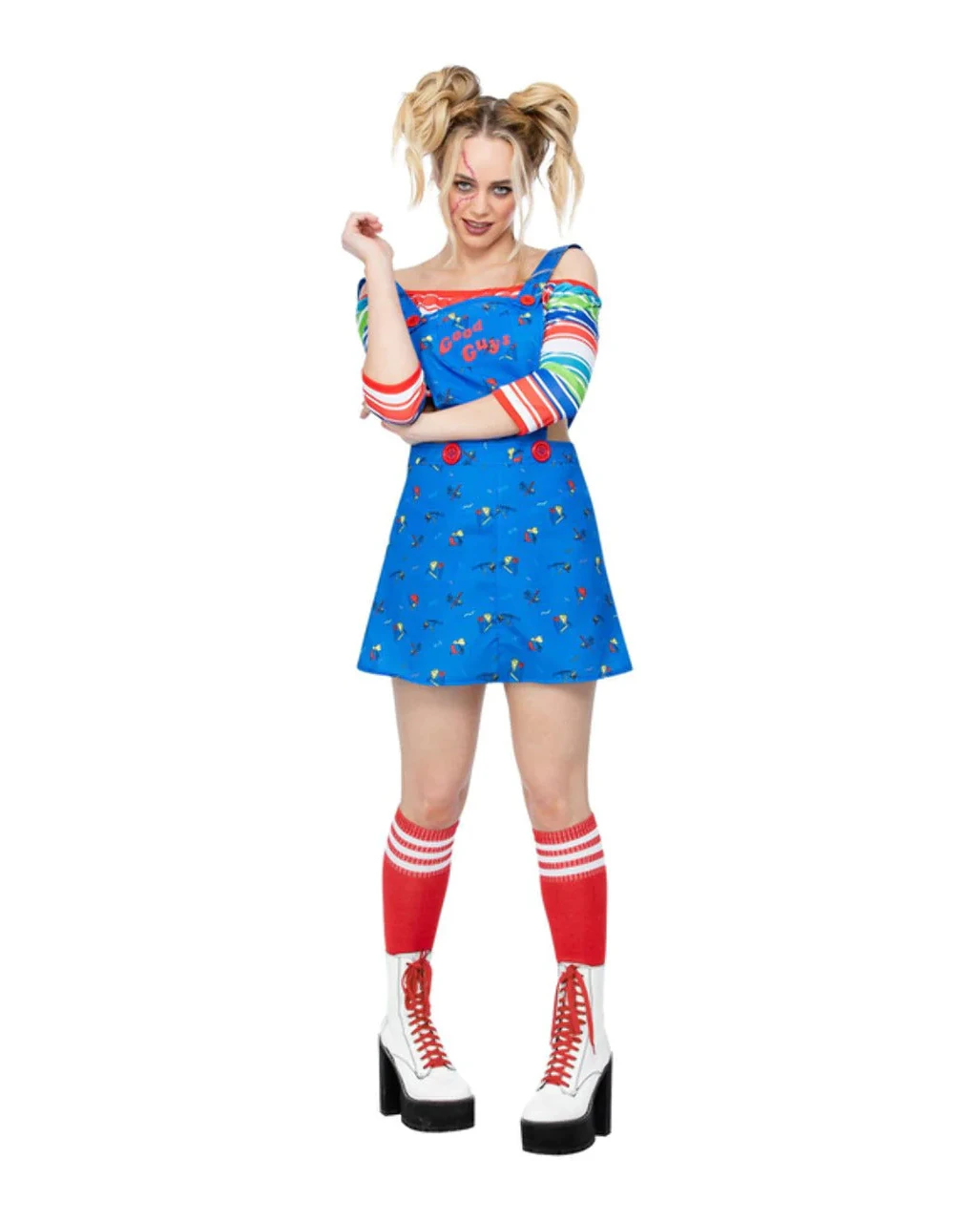 Chucky Damen Kostüm 2 Chucky Damen Kostüm – Bild 2