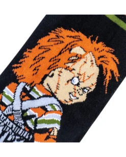 Chucky Die Mörderpuppe Damen Socken -Spooky Fun Günstiges Geschäft chucky die moerderpuppe damen socken childs play chucky woman socks geschenkidee horror fan 52358 4