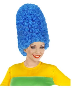 Comic Perücke Marge -Spooky Fun Günstiges Geschäft comic peruecke marge karnevals peruecke marge blaue marge peruecke 15907 02