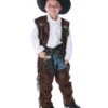 Cowboy Chaps & Fransen Weste Kinderkostüm