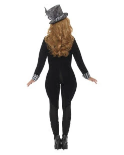 Dark Miss Hatter Kostüm Deluxe -Spooky Fun Günstiges Geschäft dark miss hatter kostuem dunkle hutmacherin verkleidung halloween frauen kostuem 28483 3