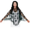 Day Of The Dead Spitzen Poncho