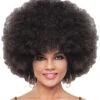 Deluxe Jumbo Afro Perücke Braun
