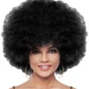 Deluxe Jumbo Afro Perücke Schwarz