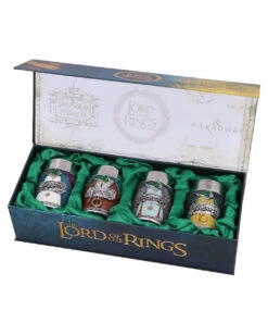 Der Herr Der Ringe Hobbit Shot Gläser 4 St. -Spooky Fun Günstiges Geschäft der herr der ringe hobbit shot glaeser 4 st lord of the rings hobbit shot glass set frodo samwise merry pippin schnapsglas 53121 06