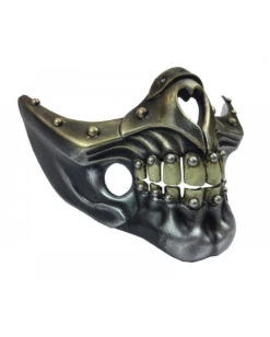 Dishonored Totenschädel Halbmaske -Spooky Fun Günstiges Geschäft dishonored totenkopf halbmaske dishonored skull halfmask steampunk maske 50511 02