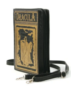 Dracula Buch Handtasche -Spooky Fun Günstiges Geschäft dracula buch handtasche halloween gothic zubehoer dracula book handbag 53494 3