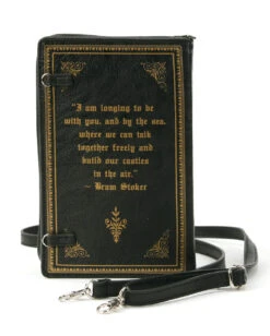 Dracula Buch Handtasche -Spooky Fun Günstiges Geschäft dracula buch handtasche halloween gothic zubehoer dracula book handbag 53494 4