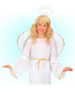 Engelsflügel Mit Weißen Federn 51x46cm -Spooky Fun Günstiges Geschäft engelsfluegel mit weissen federn white angel wings kostuemfluegel und zuebehoer 52424 2