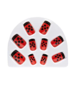 Fingernägel Set - Marienkäfer -Spooky Fun Günstiges Geschäft fingernagelset marienkaefer kuenstliche fingernaegel ladybug nails bild3 27044