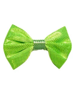 Fliege Deluxe Grün Mit Silber