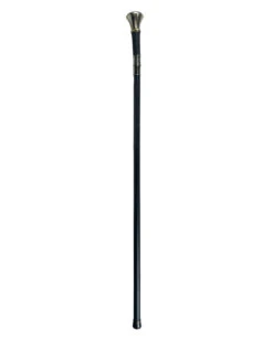 Gehstock Mit Silberknauf Matt -Spooky Fun Günstiges Geschäft gehstock mit silberknauf gothic spazierstock kostuem zubehoer walking stick black bild2 28587
