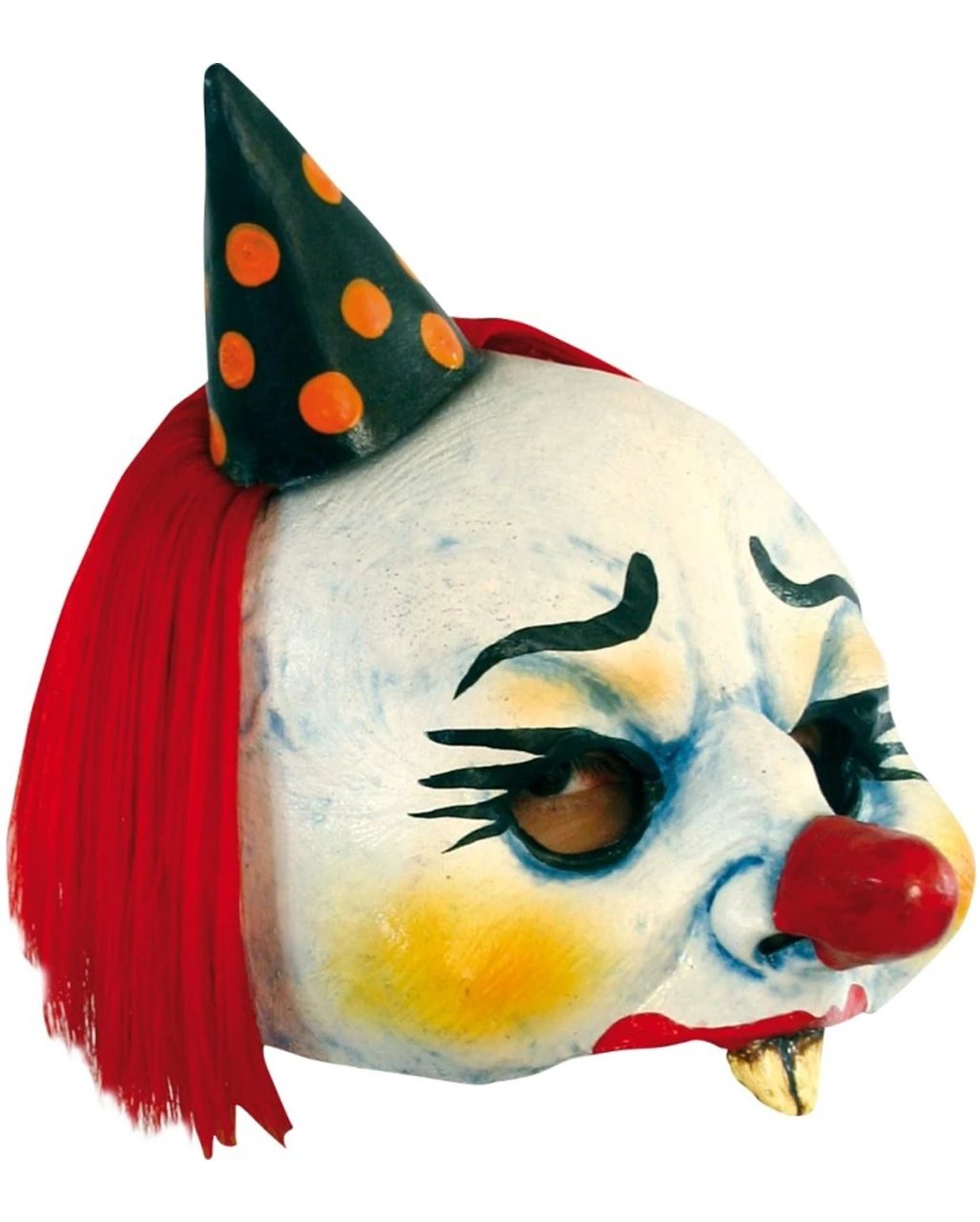 Gnawer Clown Halbmaske 1 Gnawer Clown Halbmaske