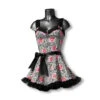Minikleid Mit Liliendruck Gr.XL