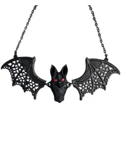 Gothic Kette Fledermaus -Spooky Fun Günstiges Geschäft gothic kunsthandwerk kette fledermaus gothic handmade craft chain bat gothic geschenk schmuck 52574 2