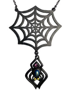 Gothic Kette Spinne Mit Netz -Spooky Fun Günstiges Geschäft gothic kunsthandwerk kette spinne mit netz gothic handmade craft chain spider gothic geschenk schmuck 52579 2