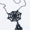 Gothic Kette Spinne Mit Netz
