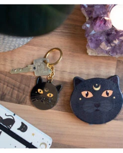 Gothicat Schlüsselanhänger -Spooky Fun Günstiges Geschäft gothicat schluesselanhaenger gothicat keyring gothic accessoire gothic geschenkartikel 52799 03