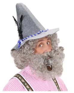 Perücke Mit Vollbart Grau -Spooky Fun Günstiges Geschäft graue maennerperuecke mit vollbart seemanns peruecke zwergen peruecke herren peruecke 8800987 02