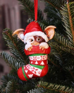 Gremlins Gizmo In Weihnachtsstrumpf Weihnachtskugel -Spooky Fun Günstiges Geschäft gremlins gizmo in weihnachtsstrumpf gremlins gizmo in stocking hanging ornament 51112 07
