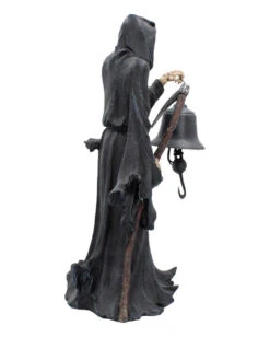 Grim Reaper Mit Glocke Figur 40cm -Spooky Fun Günstiges Geschäft grim reaper mit glocke figur sensenmann figur mit glocke grim reaper figurine 52538 05