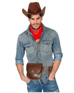 Gürtel Mit Tasche In Lederoptik Braun -Spooky Fun Günstiges Geschäft guertel mit tasche in lederoptik belt with bag leather optic 38521 03