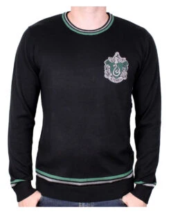 Harry Potter Slytherin Pullover Schwarz