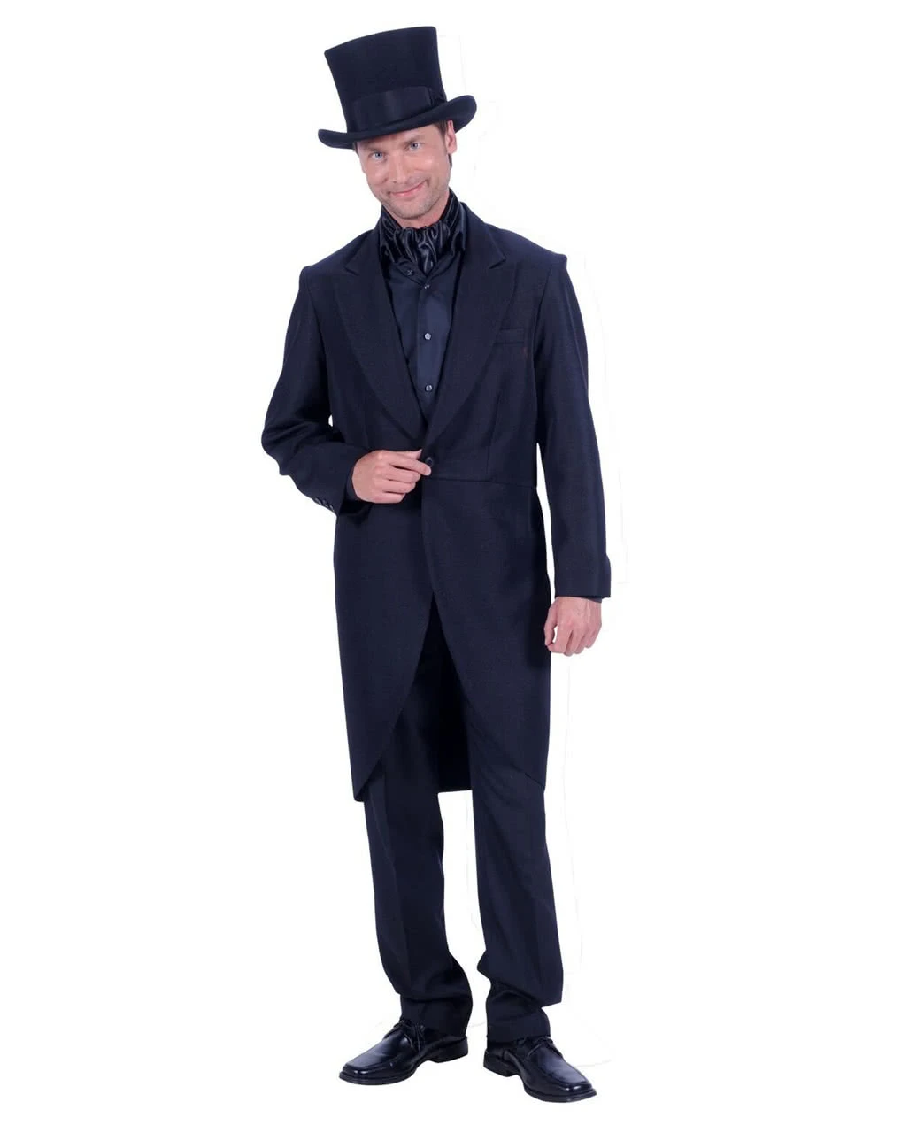 Herrenfrack Deluxe Schwarz 1 Herrenfrack Deluxe Schwarz
