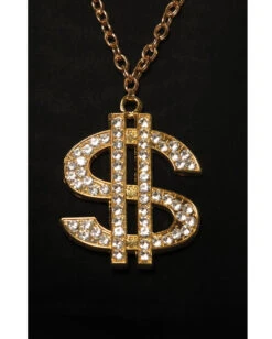 Hip Hop Goldkette Mit Dollarzeichen