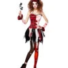 Horror Harlekin Damenkostüm