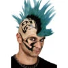 Mohawk Punk Perücke Grün